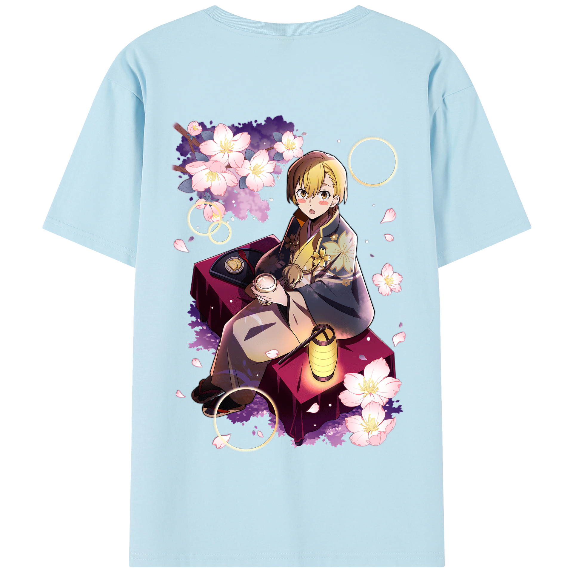 （画像用） 文豪ストレイドッグス Bungo Stray Dogs 綿100％半袖Tシャツ（背面プリント）
